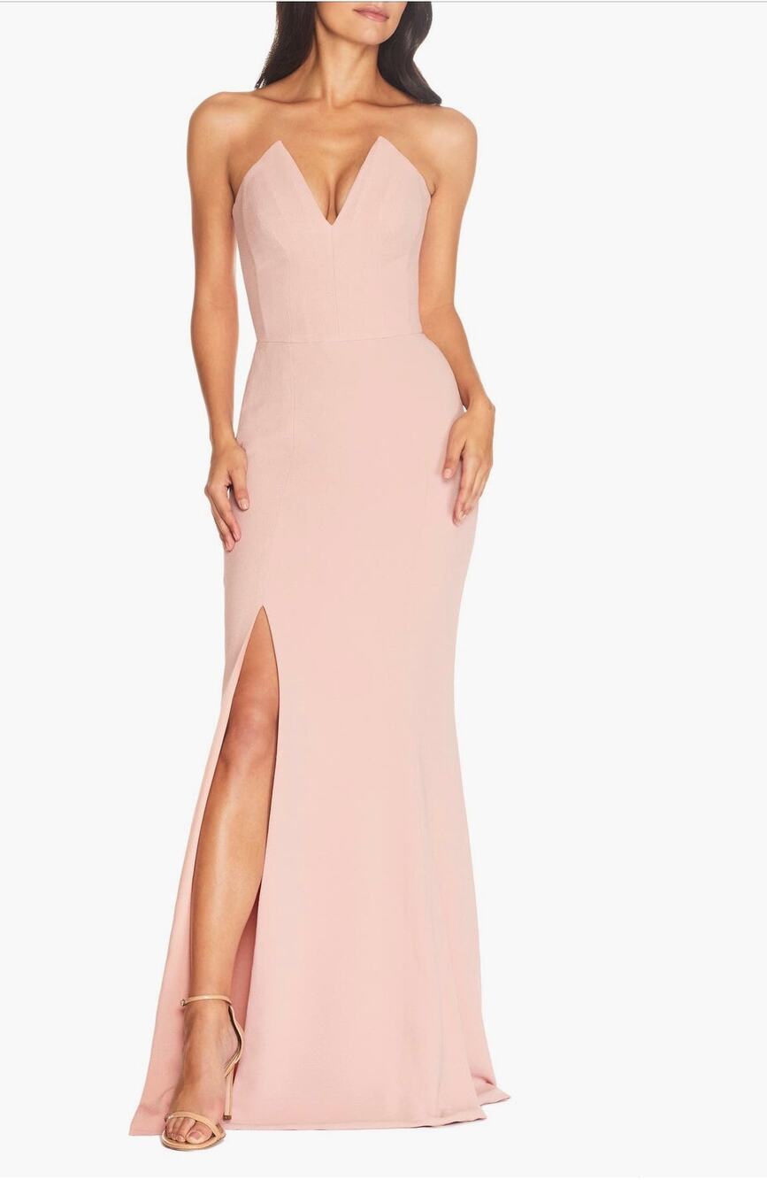 Dress the Population Fernanda Strapless Evening Gown M